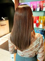ヘアリゾート粋 ティガ 池袋店(tiga)&nbsp;艶髪カラー/チェスナットブラウン/ナチュラルストレート