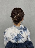 博多/ヘアアレンジ/ヘアセット/浴衣アレンジ/結婚式ヘアセット
