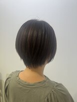 アドラーブル 万代店 (adorable)&nbsp;20代30代40代前下がりショート小顔補正立体カット