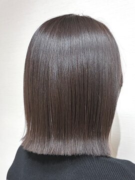 グルグル 新小岩店(GULGUL) 切りっぱなしボブ ラベンダーグレージュ【佐藤】