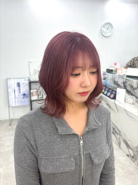 ブラウン(Brown) #haru カシスピンクカラー