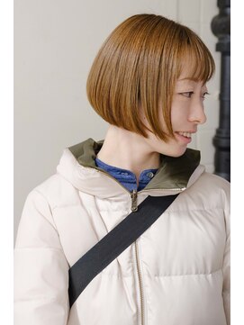 ルーシー ヘアデザインワークス(Lucy Hair Design Works) サロンワーク×縮毛矯正レイヤーボブ