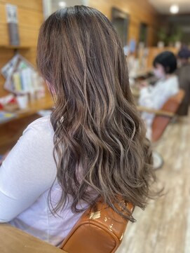 クロック バイ オハナ(Clock by Ohana) デザインカラーハイライトメッシュ【京都・宇治】