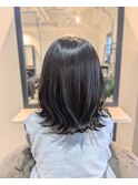 小学生カット断髪式バッサリ外ハネボブ