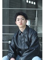 ヘアサロン アウラ(hair salon aura) スパイキーショートツイストパーマツイストスパイラルパーマ