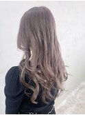美髪ロング顔周りレイヤー韓国ヘア_ba381062