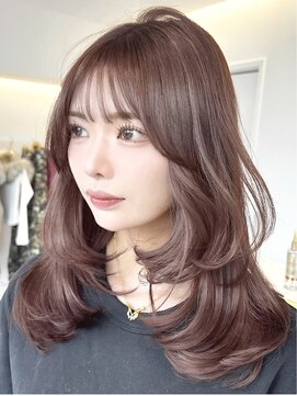 ラヴィ(Lavie) レイヤーカット×ピンクブラウン