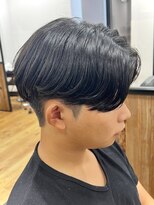 デプト(DEPT.) ニュアンスパーマメンズカットメンズサロンバーバーフェード眉毛