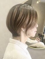 ミルシェ(MILSHE)&nbsp;ショートカット/大人キレイ/似合わせ小顔/白髪ぼかし/脱白髪染め