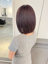 ラム(L'am)&nbsp;ミディアム/ボブ/カット/バイオレットカラー/高松