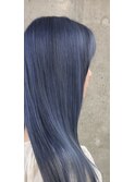 レイヤーカット×ブルーアッシュ