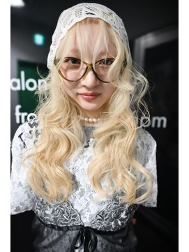 キジ(KIJI) フェイスレイヤー/ホワイトブロンド/ホワイトカラー/ハイトーン