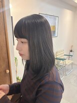 コニー アンド リリー(conne&riri)&nbsp;【お客様スタイル】透明感の出る暗めのグレーアッシュカラー