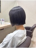 加藤【高円寺】ミニボブ/切りっぱなしホブ/ラベンダーグレージュ
