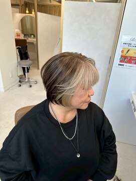 スラッシュアイボリー(SLASH ivory) 白髪ぼかし/脱白髪染め/白髪染めハイライト／髪質改善