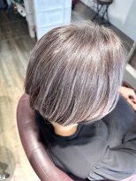 バンデヘアーデザイン(BANDE hair design)&nbsp;白髪を活かした白髪ぼかしカラー☆グレージュ☆