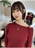 あご下2cm 耳にかけても可愛いボブ 大阪