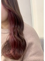 ベルバイグレイス(BELLE by grace)&nbsp;インナーカラー　チェリーピンク