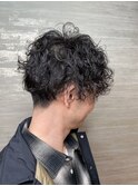 ナチュラル動きのゆるパーマショート