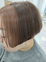 ヘアポジションにかほ&nbsp;フェイスフレーミングで春カラー