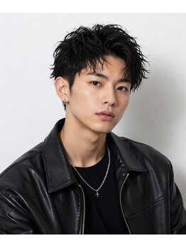 メンズクル(men's quru.)の写真/《トレンドパーマもお任せ◎》幅広い世代のメンズに人気のフェザーパーマで短めでも色気をプラス（勝川駅）