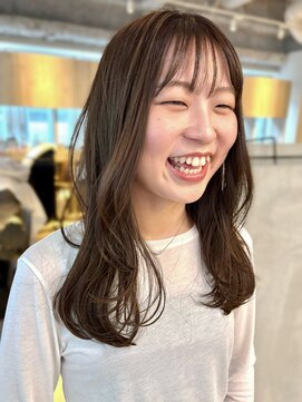 マッシュ チャヤマチ(MASHU chayamachi) 柔らか透明感/ブリーチなし/オリーブブラウン/大阪梅田
