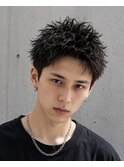 リバースセンターパートニュアンスパーマダウンバング渋谷