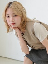 テトテ バイ ミリー 江坂(tetote by milly) 【tetote江坂】鎖骨ハッシュレイヤー×ハイトーンカラー