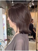 大人女性に人気◎くびれミディアム×イルミナカラーでツヤ髪
