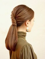 ソース 高槻(SOURCE)&nbsp;【source】ストレートアレンジダウンスタイル