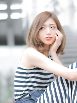 マルジュ(Marge) 【hair make Marge】シンプルワンカールミディ