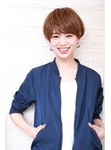 [OCEAN Hair&Life藤原純]ことりベージュ×丸みショート☆