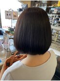 【QUALIS】ツヤサラボブスタイル