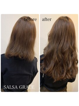 エクステ ネイル アイラッシュ サルサグレイス 津田沼店(SALSA GRACE) シールエクステ/ビフォーアフター