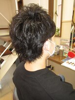 コアフィールフィス(COIFFURE fils)&nbsp;【見附・今町】M3D パーマ　刈り上げ　メンズ　アップバング