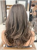 バレイヤージュグラデーション