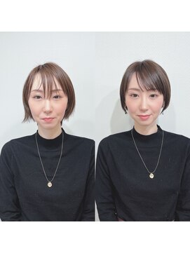 メモリーズ 銀座(Memories) 乾かすだけでまとまる!綺麗め大人気ショートヘア!前髪あり