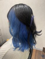 ムム(mum)&nbsp;インナーカラー、ブルー