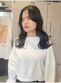 【 YOKE 】シースルーバング小顔カット顔まわりレイヤー暗髪艶髪