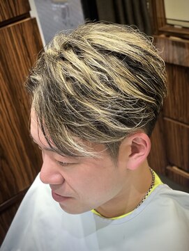 ヒロギンザ 新橋銀座口店(HIRO GINZA) かきあげセンターパートメッシュ