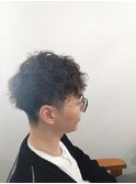 【afresh hair】メンズカット+波巻きスパイラル