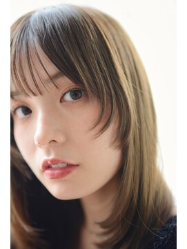 グリーン 町田(green) 【ロング】レイヤー×ブラウン