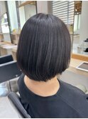 カット+透明感カラー+髪質改善トリートメント