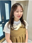 顎下レイヤー / 髪質改善ストレート