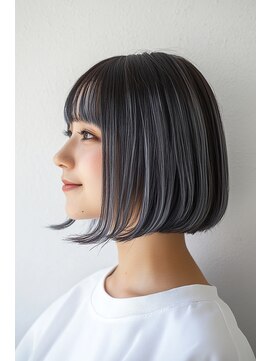 カグヤ(Kaguya) 肩上ボブ/グレー