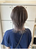 黄色味けしグレージュカラー