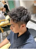 メンズカットツイストスパイラルパーマ20代30代40代50代