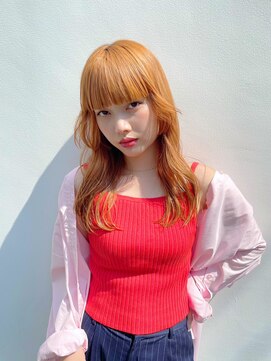 フォレストミラー(Forest Mirror) オレンジベージュ×ロングウルフ☆Forest Mirror新宿