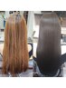 最新『地肌ダメージレス＋ヘアダメージ残留物リセット』　美髪カラー＋カット