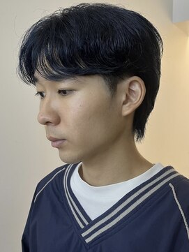 ゼスト パーク(ZEST PARK) ブルーブラック×センターパート